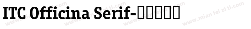 ITC Officina Serif字体转换